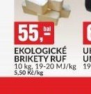 EKOLOGICKÉ BRIKETY RUF 10 kg