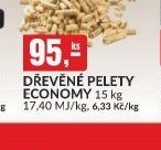 DŘEVĚNÉ PELETY ECONOMY 15 kg