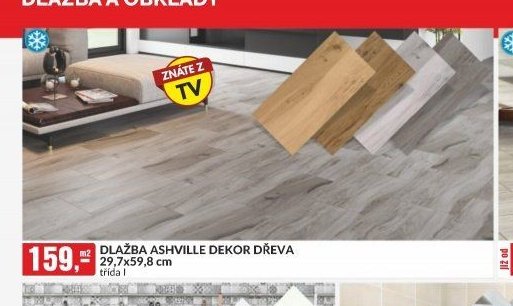DLAŽBA ASHVILLE DEKOR DŘEVA 29,7x59,8 cm