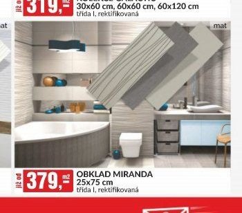 OBKLAD MIRANDA 25x75 cm