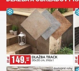 DLAŽBA TRACK 30x30 cm, třída I