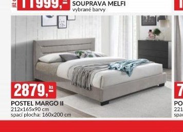 POSTEL MARGO II 212x165x90 cm, spací plocha: 160x200 cm