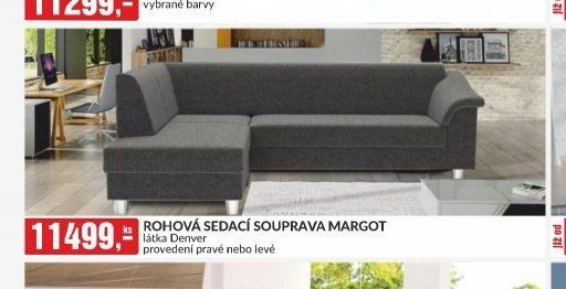 ROHOVÁ SEDACÍ SOUPRAVA MARGOT