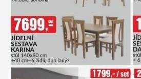 JÍDELNÍ SESTAVA KARINA