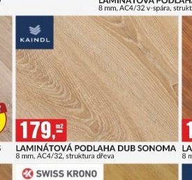 LAMINÁTOVÁ PODLAHA DUB SONOMA