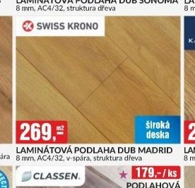 LAMINÁTOVÁ PODLAHA DUB MADRID