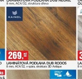 LAMINÁTOVÁ PODLAHA DUB RODOS