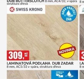 LAMINÁTOVÁ PODLAHA DUB ZADAR