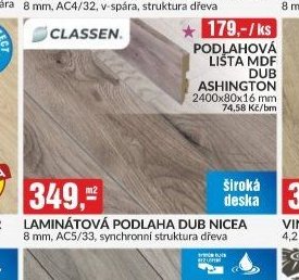 LAMINÁTOVÁ PODLAHA DUB NICEA