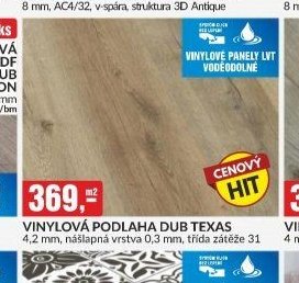 VINYLOVÁ PODLAHA DUB TEXAS