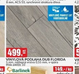 VINYLOVÁ PODLAHA DUB FLORIDA