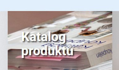 Katalog produktů