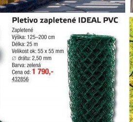Pletivo zapletené IDEAL PVC