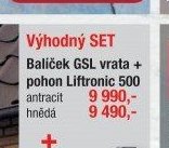 Baliček GSL vrata + pohon Liftronic 500
