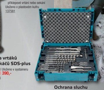 Sada vrtáků a sekáčů SDS-plus
