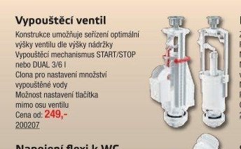 Vypouštěcí ventil