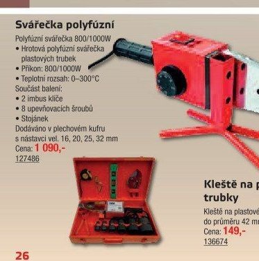 Svářečka polyfúzní