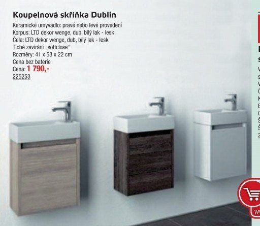 Koupelnová skříňka Dublin
