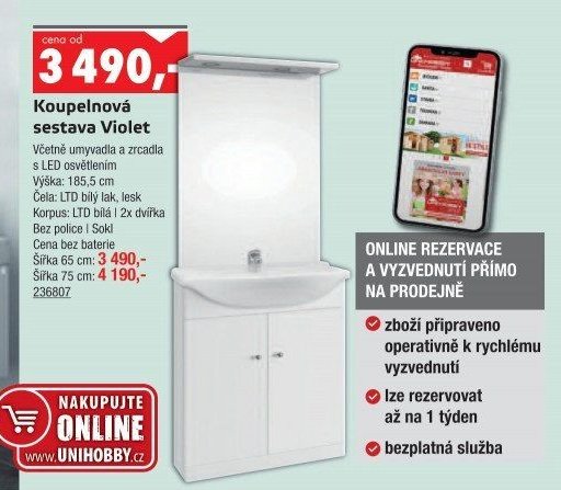 Koupelnová sestava Violet