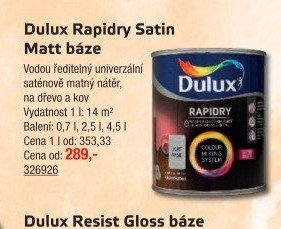 Dulux Rapidry Satin Matt báze
