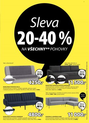 akční leták Jysk 4.3.2021-17.3.2021