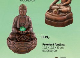 Pokojová fontána 19,5 x 19,5 x 30 cm
