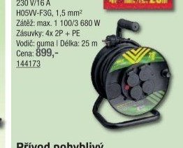 Prodlužovací kabel na bubnu (230 V/16 A)