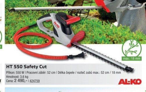 AL-KO HT 550 Safety Cut