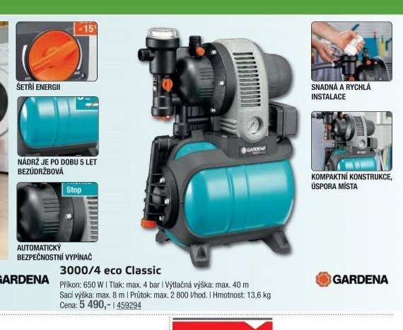 GARDENA 3000/4 eco Classic