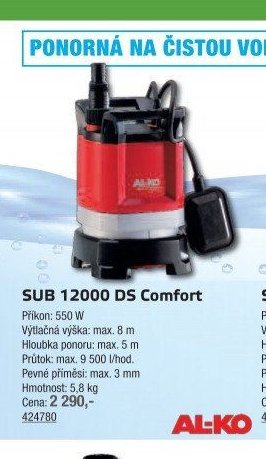 AL-KO SUB 12000 DS Comfort