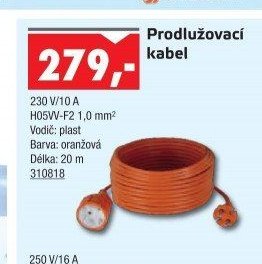 EMOS Prodlužovací kabel 20 m