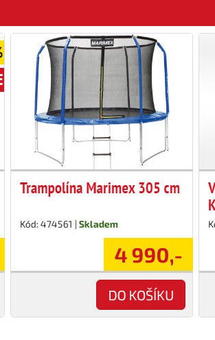 Trampolína Marimex 305 cm
