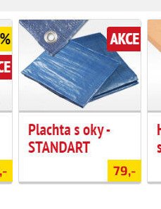 Plachta s oky - STANDART