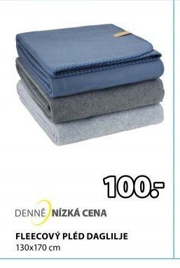 FLEECOVÝ PLÉD DAGLILJE