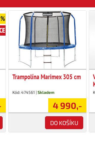 Trampolína Marimex 305 cm