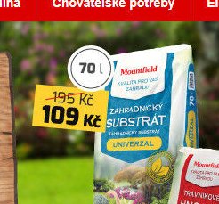Zahradnický substrát Univerzal 70 l