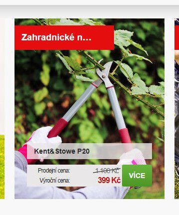 Zahradnické nůžky Kent&Stowe P20