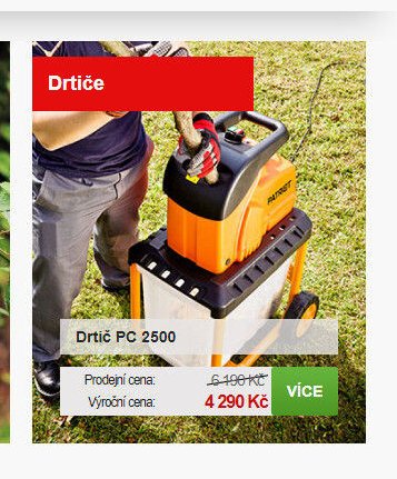 Drtič PC 2500