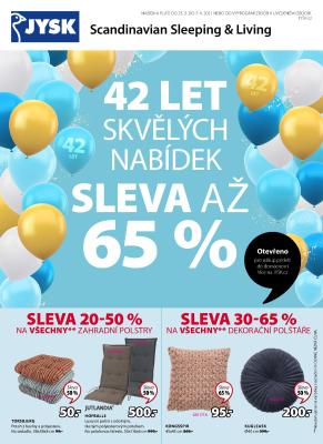 akční leták Jysk 25.3.2021-7.4.2021