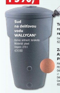 Sud na dešťovou vodu WALLYCAN