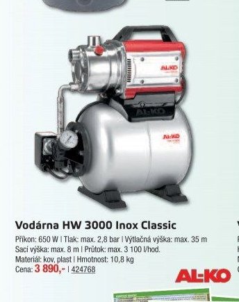 Vodárna HW 3000 Inox Classic