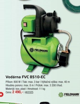 Vodárna FVC 8510-EC