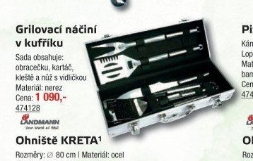 Grilovací náčiní v kufříku