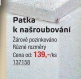 Patka k našroubování