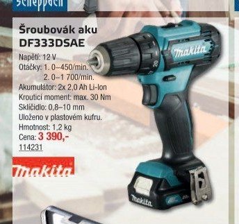 Šroubovák aku DF333DSAE