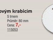 Víčko k podomítkovým krabicím (S trnem)