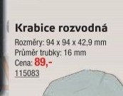 Krabice rozvodná