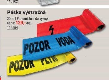 Páska výstražná