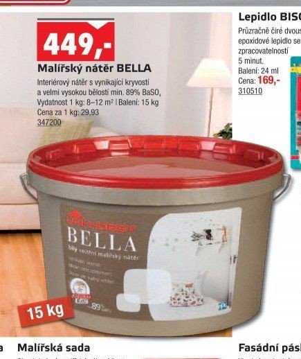 Malířský nátěr BELLA