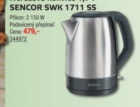 Nerezová konvice 1,7 l SENCOR SWK 1711 SS